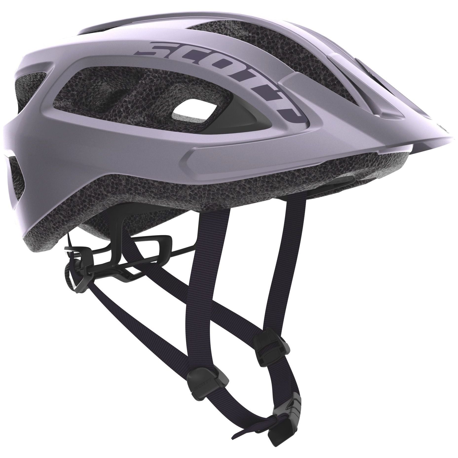 Scott Supra Road Cycling Helmet Amethyst Silver Leisure Bike Ride Cycle Safety