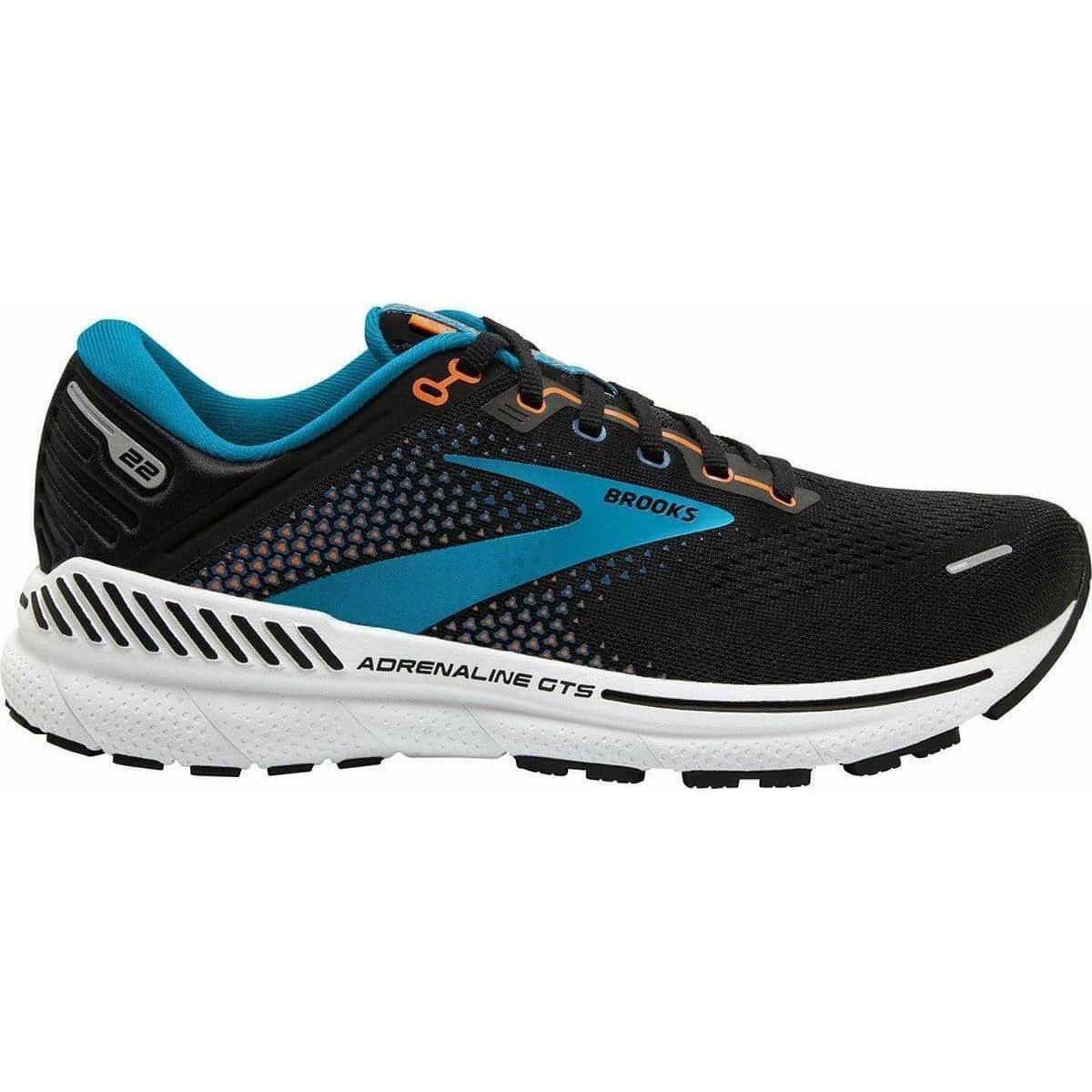 Brooks Adrenaline GTS 22 Mens Running Shoes - Black - Start Fitness